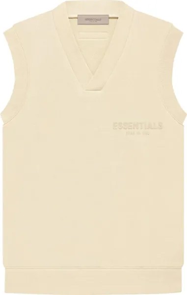 Жилет Fear of God Essentials V Neck Vest 'Egg Shell', кремовый