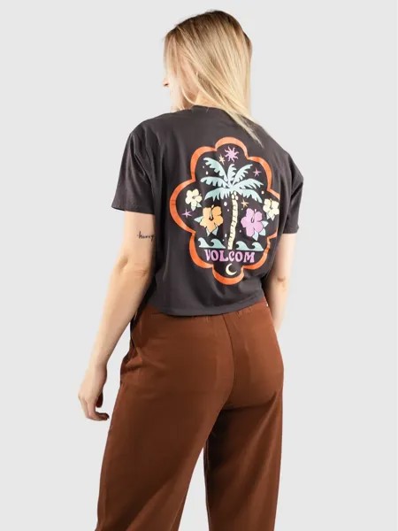 Футболка с карманом и циферблатом Volcom, черный