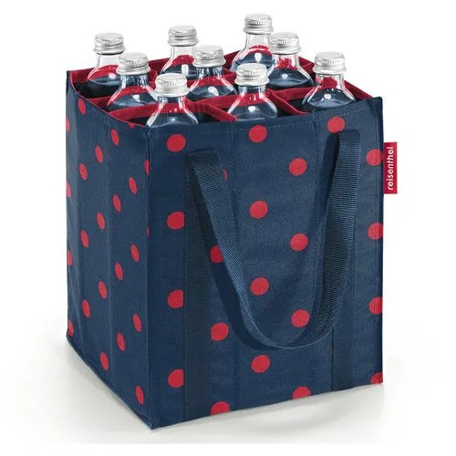 Сумка-органайзер для бутылок bottlebag mixed dots red ZJ3075