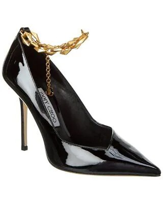 Патентованные женские туфли Jimmy Choo Diamond Talura 100