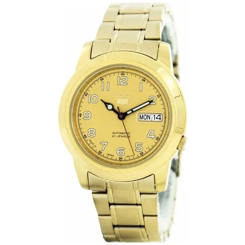 Наручные часы SEIKO SEIKO 5, золотой, желтый