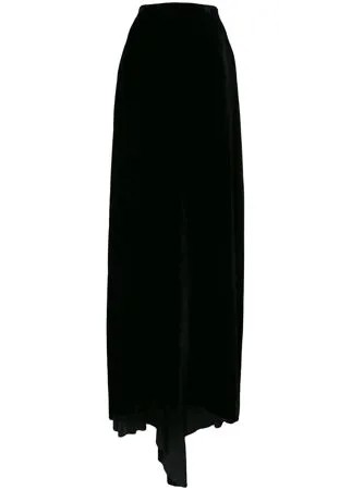 LANVIN Pre-Owned бархатная юбка