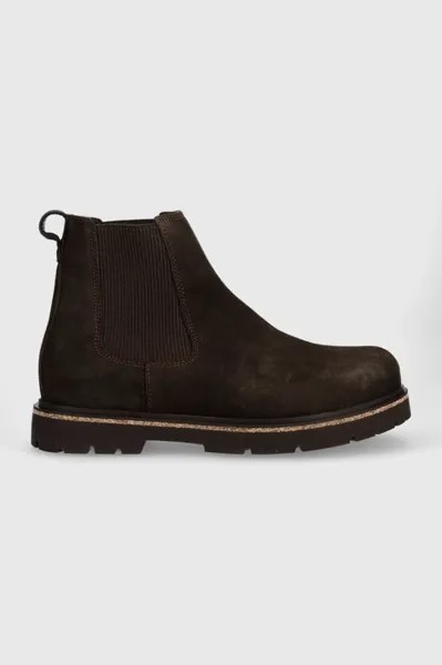 Замшевые ботинки челси Highwood Birkenstock, коричневый