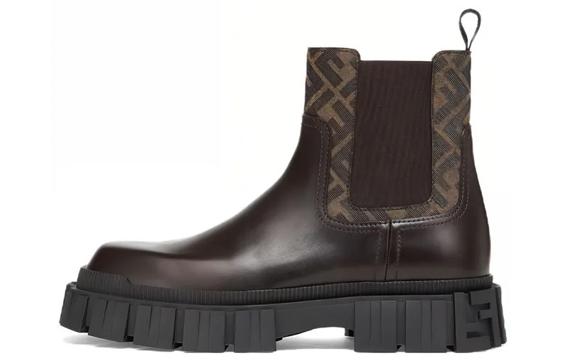 Ботильоны с панелью FF-логотипа Fendi