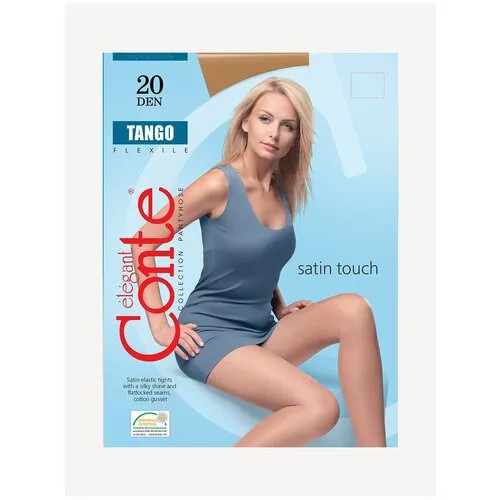 Колготки Conte elegant Tango, 20 den, размер 2, bronz