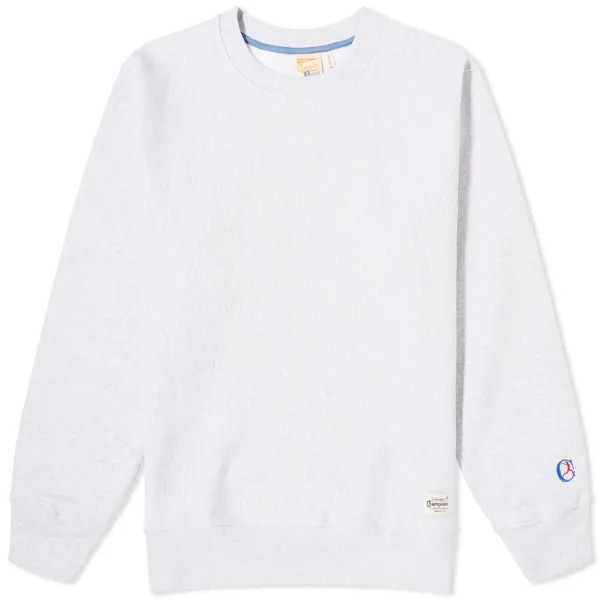 Свитер Champion Made In Usa Reverse Weave Crew Sweat, цвет Silver Grey Marl