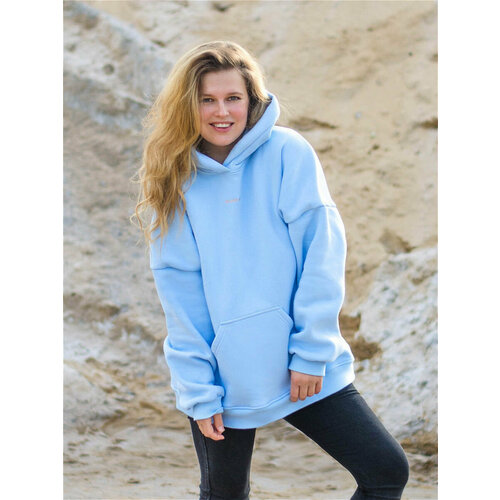 Худи Aussie Wear, силуэт свободный, размер M, голубой