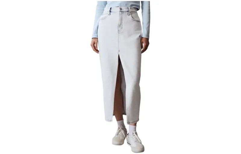 Женское джинсовое платье Calvin Klein, цвет 1AA - Denim Light Blue