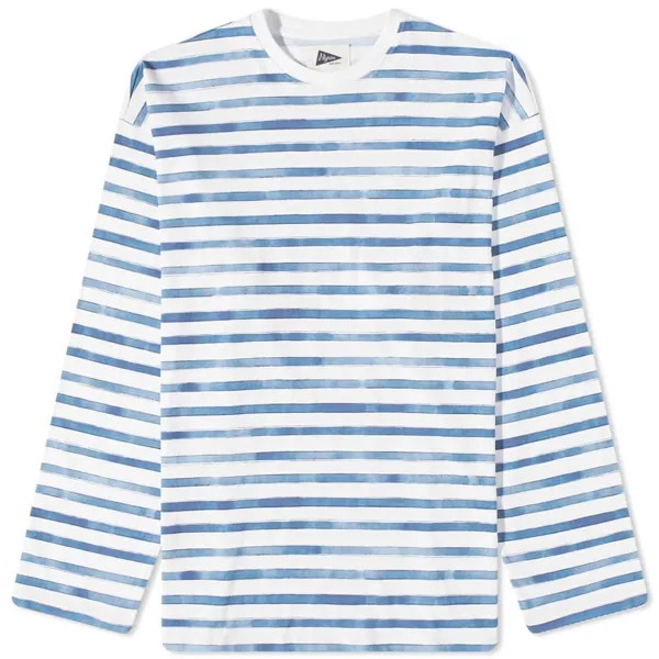 Футболка Pilgrim Surf + Supply Julien Stripe Long Sleeve Tee