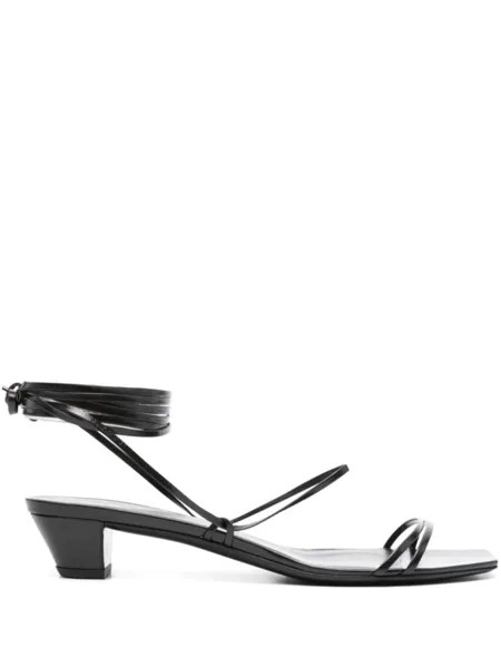 The Row босоножки Graphic Strap 35, коричневый