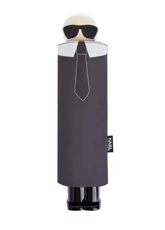 Зонт с фирменным принтом K/Ikonik в технике аппликации