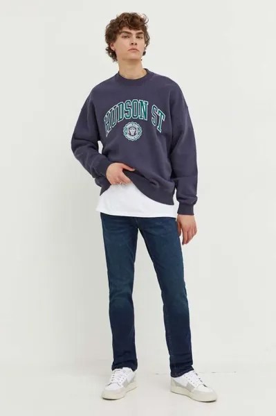Толстовка Abercrombie & Fitch, темно-синий