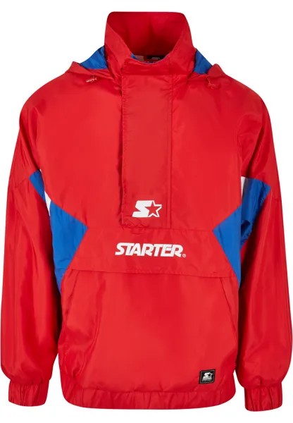 Куртка STARTER Windbreaker, цвет city red/sporty blue/white