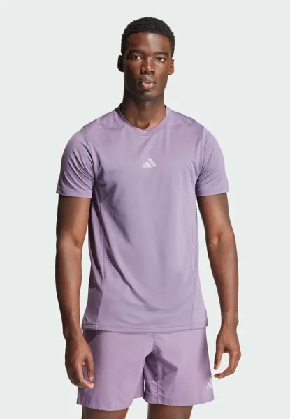 Базовая футболка DESIGNED FOR TRAINING HIIT WORKOUT HEAT RDY adidas Performance, цвет shadow violet