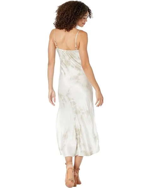 Платье LAmade Tie-Dye Winner Silky Chemise Dress, цвет Cloud
