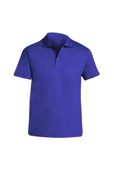 Рубашка поло с короткими рукавами из джерси Prescott SOL'S, синий