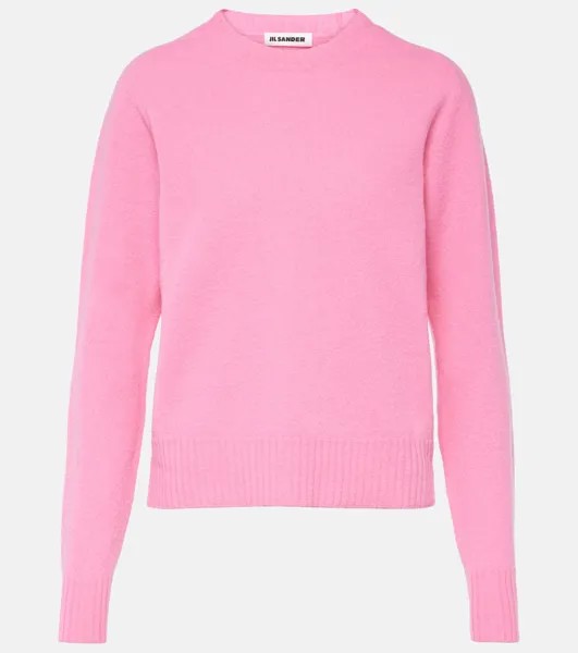 Шерстяной свитер Jil Sander, розовый