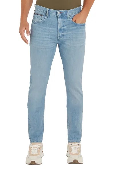 Укороченные джинсы со средней посадкой Tommy Hilfiger, синий