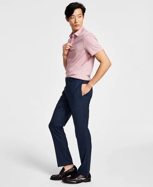 Мужские классические брюки облегающего кроя Calvin Klein, синий