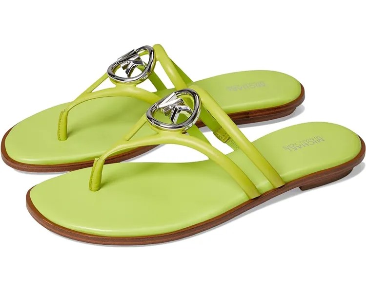 Сандалии Michael Kors Hampton Flat Sandal, цвет Bright Limeade