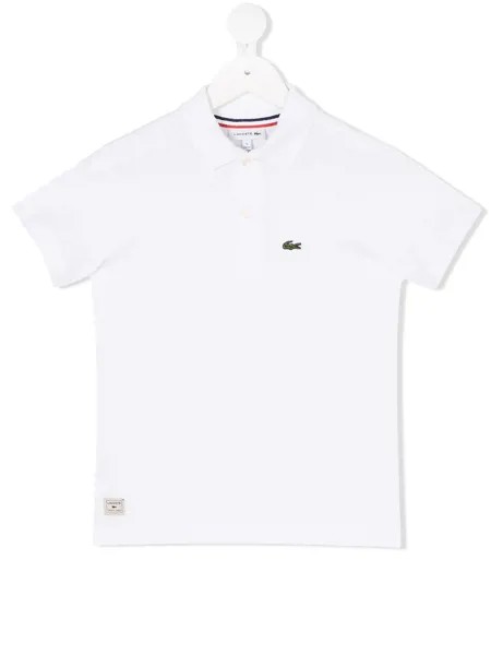 Lacoste Kids рубашка-поло с логотипом