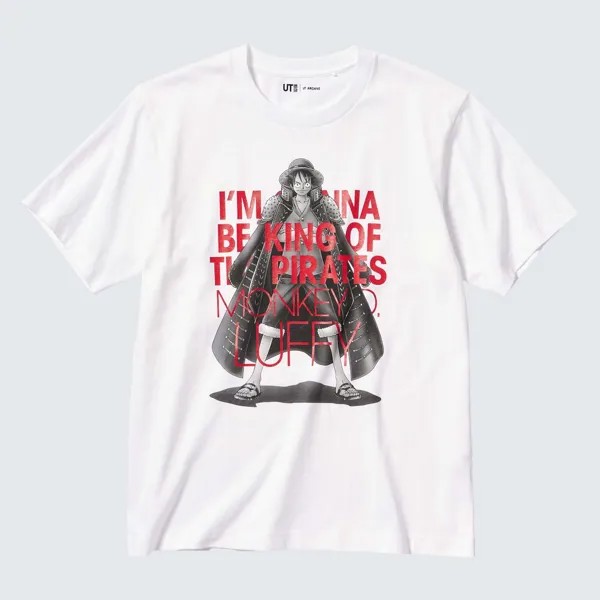 Футболка Uniqlo UT Archive One Piece Graphic T-Shirt, белый