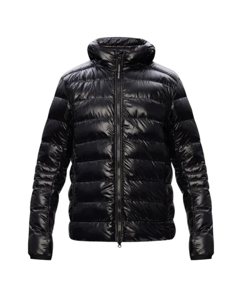 Толстовка на пуху R с замшевой отделкой Canada Goose, черный