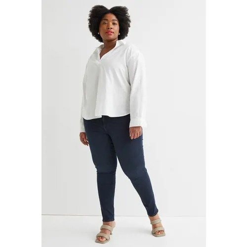 H&M+ корректирует обычные джинсы - синий - 56