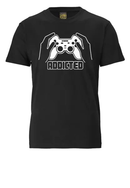 Футболка Logoshirt ADDICTED, черный