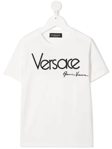 Versace Kids футболка с логотипом