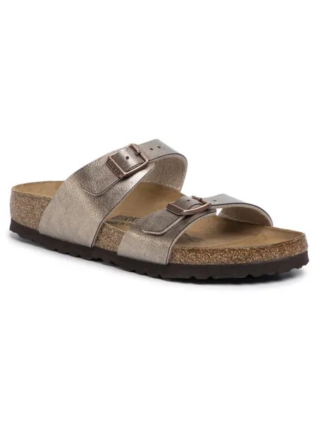 Мюли золотого цвета Birkenstock, желтый