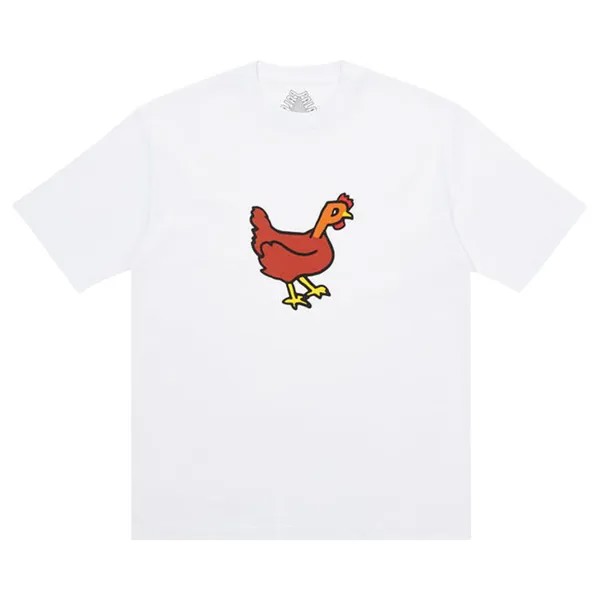 Футболка Palace Clucking T-Shirt 'White', белый