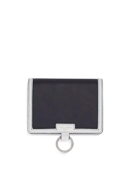 Dolce & Gabbana двухцветный кошелек с тисненым логотипом