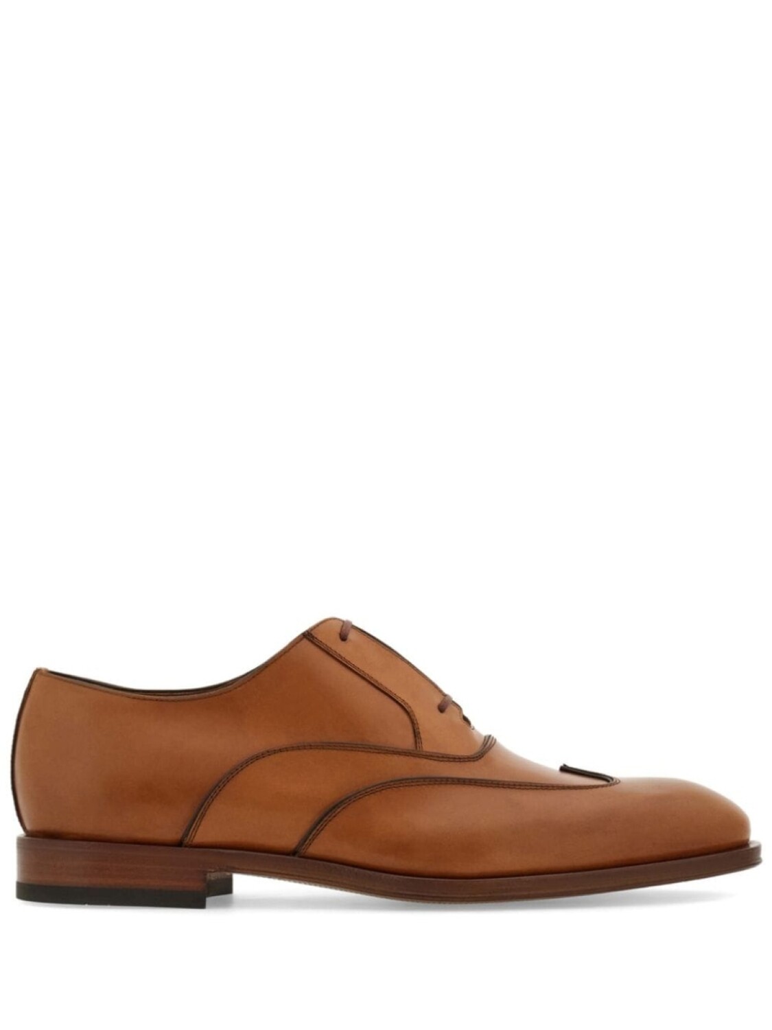 Кожаные оксфорды Ferragamo, коричневый