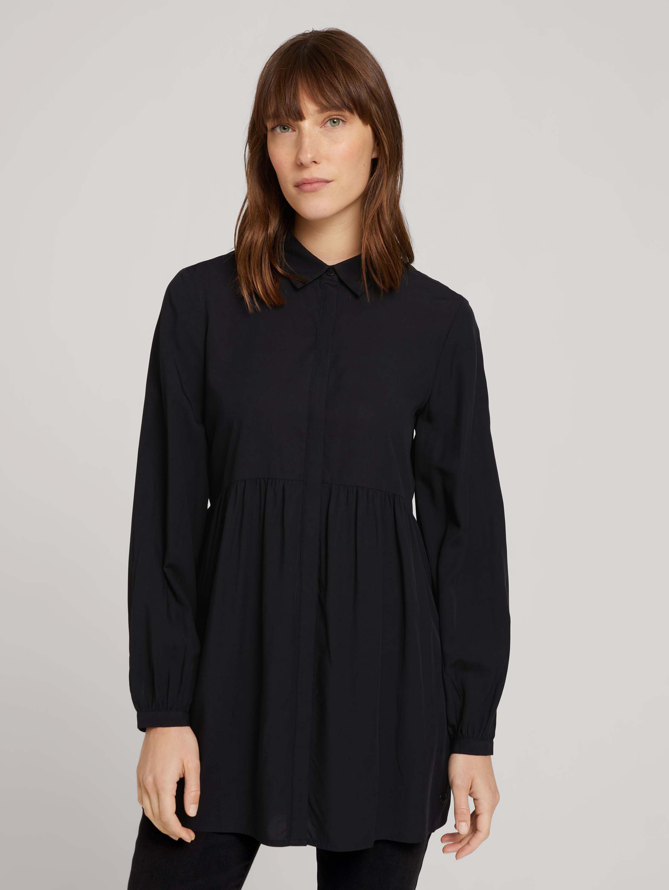Рубашка женская TOM TAILOR 1028879 серая 34 DE