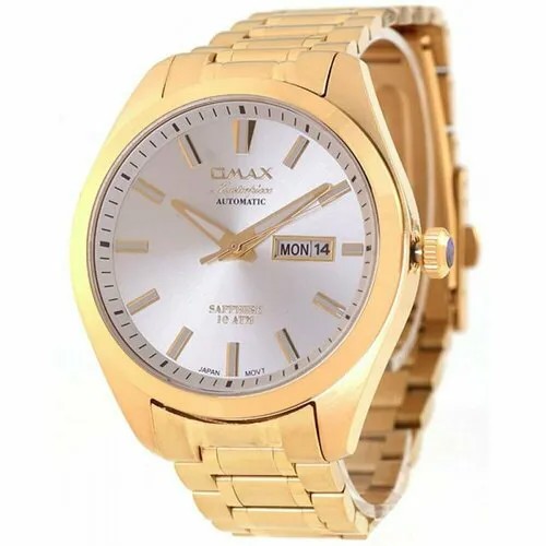 Наручные часы OMAX Часы наручные мужские OMAX OSA001G61I Гарантия 1 год, золотой