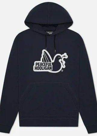 Мужская толстовка Peaceful Hooligan Outline Dove Hoodie, цвет синий, размер L