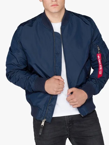 Куртка-бомбер Alpha Industries MA1 TT, синяя