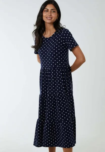 Платье из джерси TIERED SMOCK Blue Vanilla, цвет blue