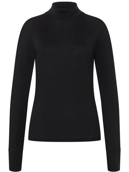 Лонгслив super.natural Merino, черный