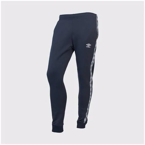 Брюки спортивные мужские с карманами UMBRO FW Taped Jogger 65779U-060, размер XXL, цвет черный