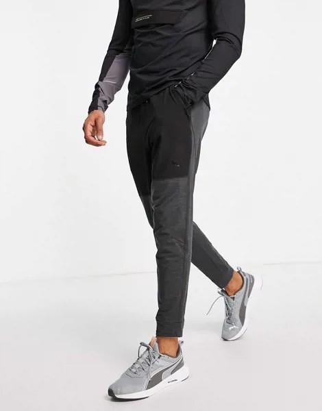 Серо-черные джоггеры Puma Training Cloudspun Protect-Черный цвет