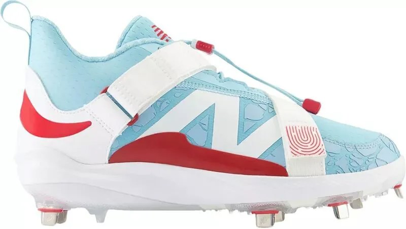 Мужские металлические бейсбольные бутсы New Balance FuelCell Lindor 2, синий/белый