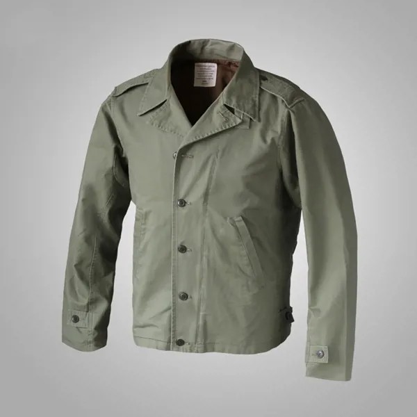 Куртка M41 в стиле милитари, топы AMEKAJI, хлопковая промытая мужская униформа с повторной гравировкой в стиле второй мировой войны, уличная спор...