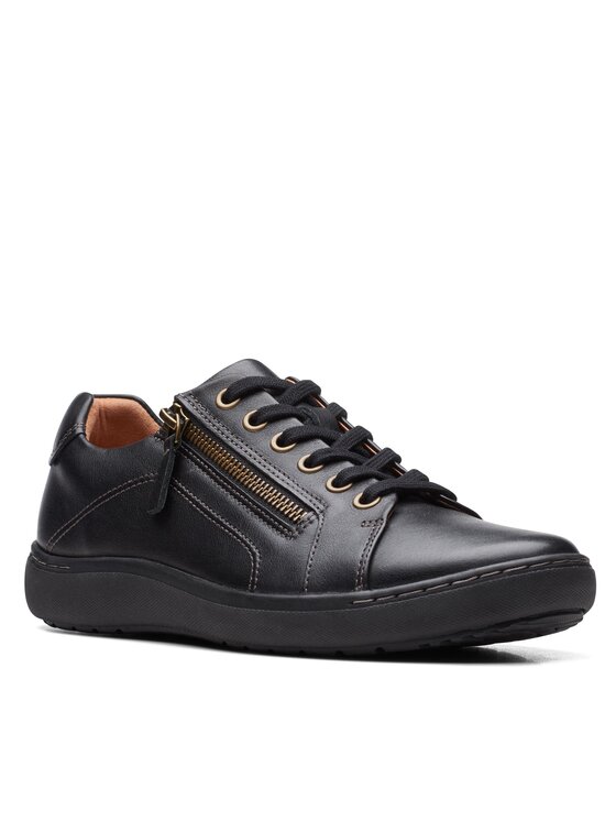 Полуботинки женские Clarks Nalle Lace 26171986 черные 37 EU