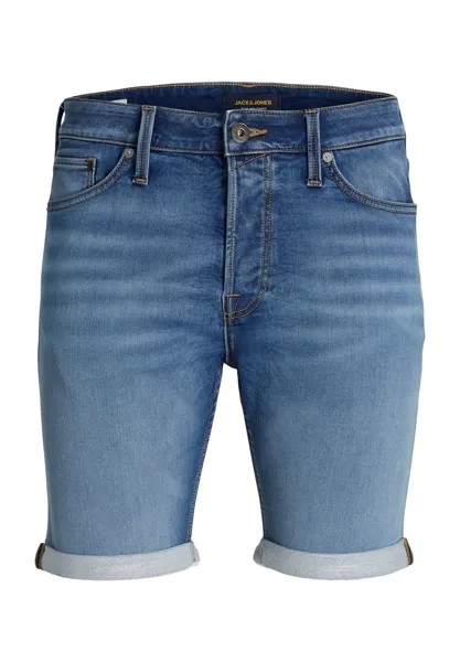 Джинсы «Icon», пятикарманные, карманные с заклепками, мужские Jack & Jones, цвет Blue Denim