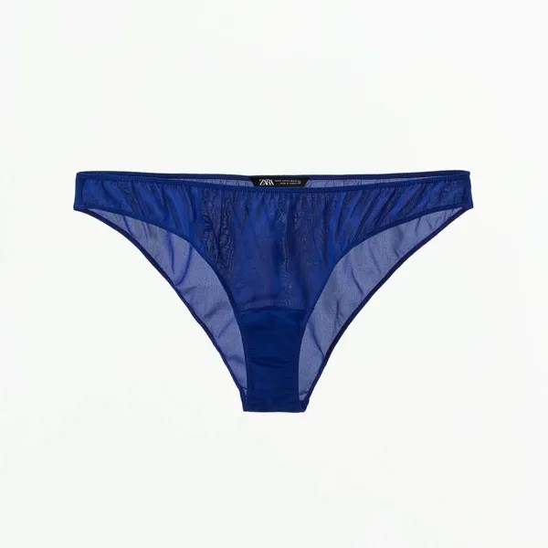 Трусы Zara Silk Limited Edition, синий