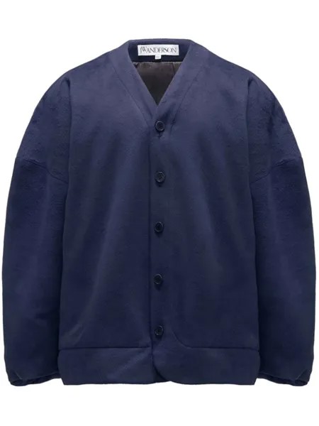 JW Anderson кардиган с V-образным вырезом, синий