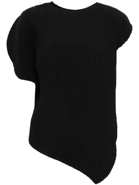 Issey Miyake блузка Leaf, черный