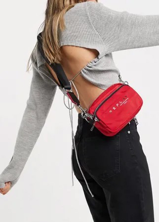 Красная сумка-кошелек на пояс Replay-Черный цвет